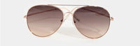 Rose Gradient Aviator Sunglasses
