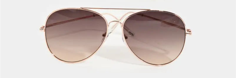 Rose Gradient Aviator Sunglasses