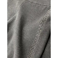 Rhinestone Knit Sweater Pants