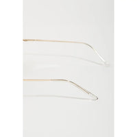 Gradient Lens Aviator Sunglasses with Gold Frame