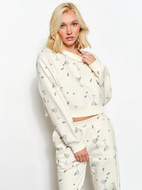 Martini Print Lounge Set