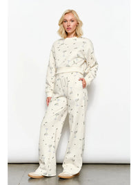Martini Print Lounge Set