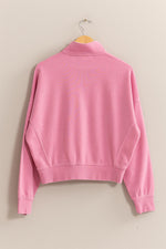 HALF ZIP SWEATSHIRT