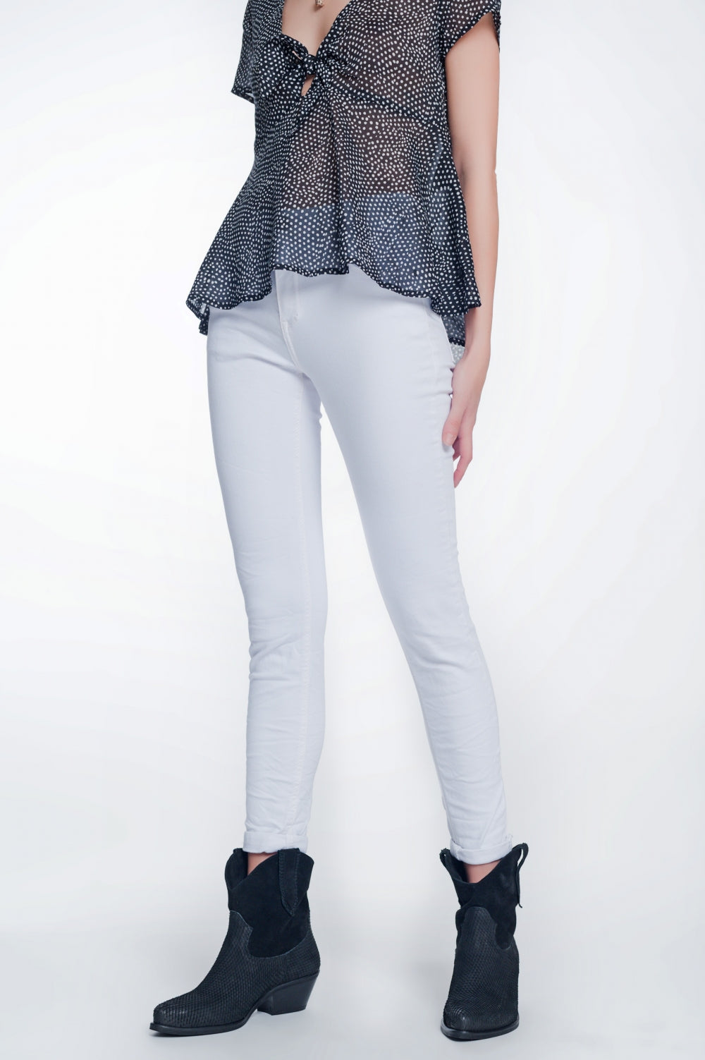 HIGH WAISTED SUPER SKINNY PANTS