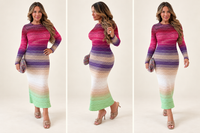 Ombre Sunset Dress