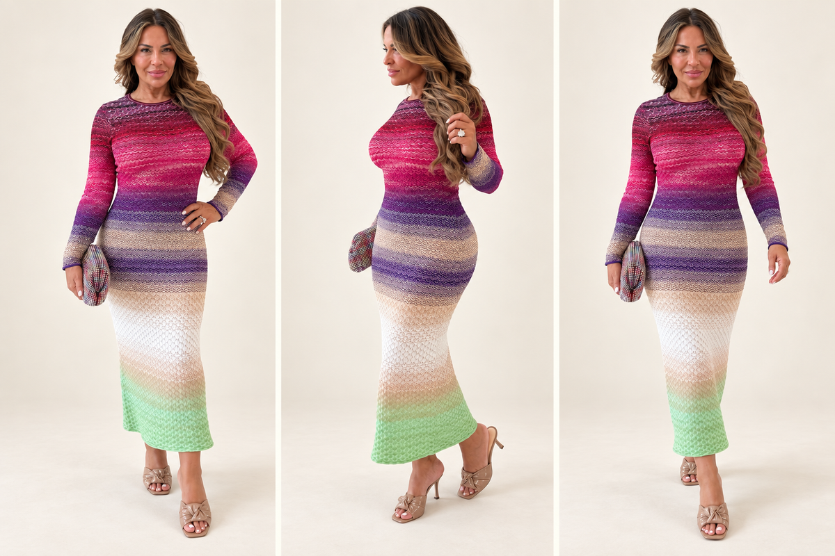 Ombre Sunset Dress