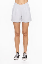 FRONT PLEATED SHORTS