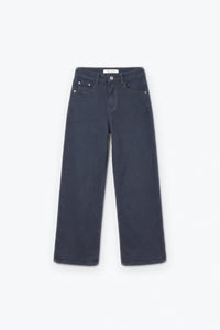 Navy Dark Wash High Rise Jeans