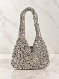 Luxe Crystal Knotted Handbag