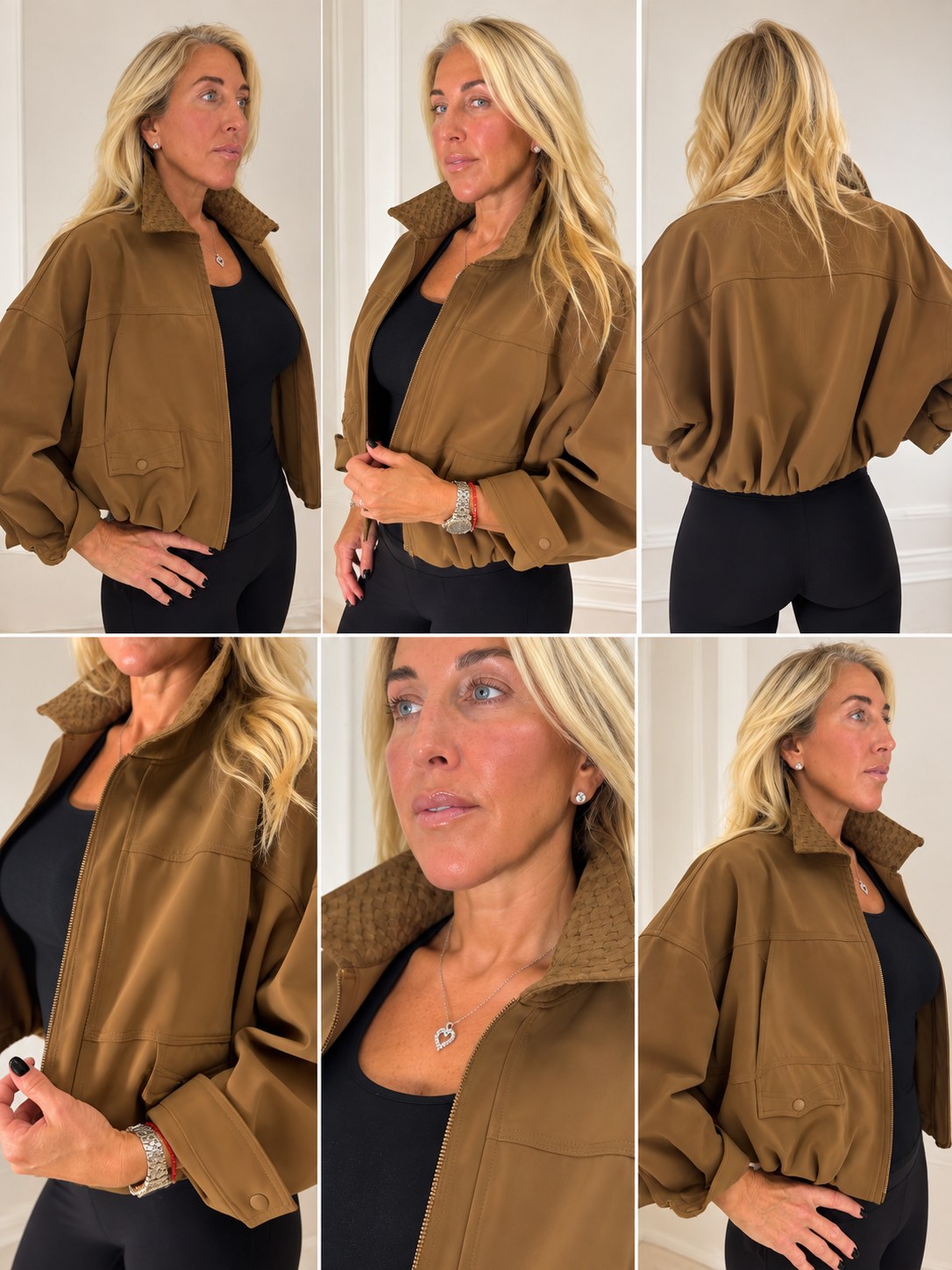 Soft Vegan Leather Bomber — photo 33