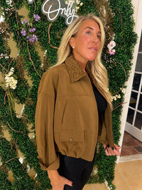 Soft Vegan Leather Bomber — photo 35