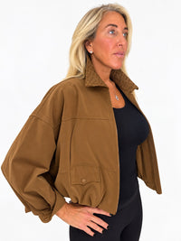 Soft Vegan Leather Bomber — photo 36
