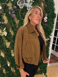 Soft Vegan Leather Bomber — photo 38